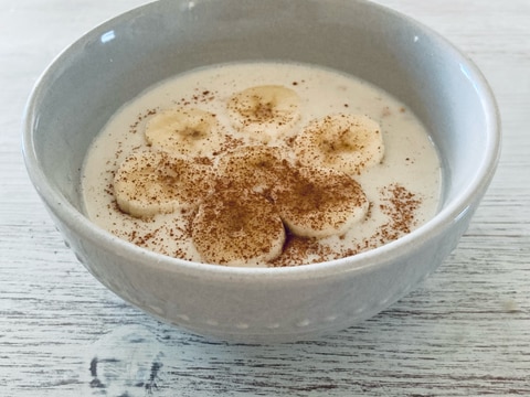 バレンタインに美活&腸活*豆乳バナナオートミール*